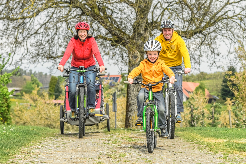 fahrrad fahren mit kindern in der fränkischen schweiz